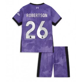 Liverpool Andrew Robertson #26 Tredje Kläder Barn 2023-24 Kortärmad (+ Korta byxor)